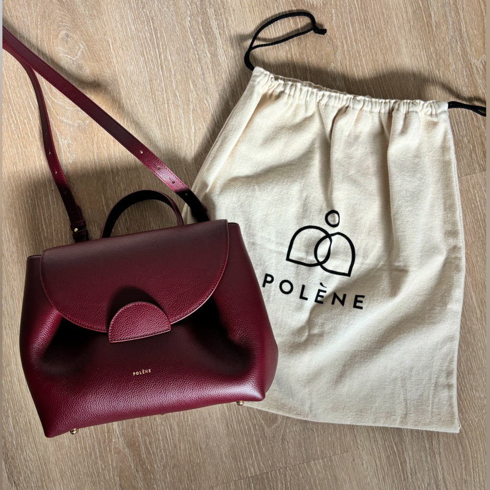 Numero Un Textured Burgundy Polene Bag